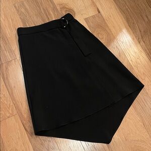 Harlowe & Graham Faux Wrap Asymmetrical Skirt